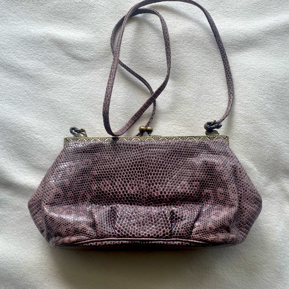 Snakeskin vintage handbag
